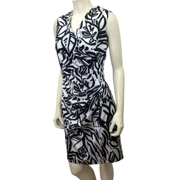 LAUREN RALPH LAUREN‎ SURPLICE SHEATH DRESS SIZE 8 - Picture 2 of 5